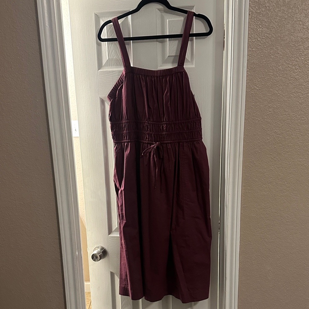 Burgundy Sleeveless Dress